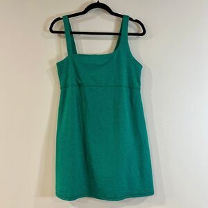 Aerie Offline By Aerie The Hugger Emerald Green Asymmetrical Tennis Dress size L